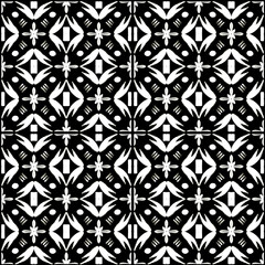 Azulejo watercolor seamless pattern. Traditional Portuguese ceramic tiles. Hand drawn abstract background. Watercolor artwork for textile, wallpaper, print, swimwear design. Black azulejo pattern.