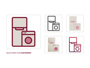 Black Friday Icon Electronics