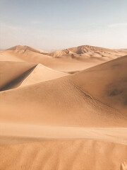 Sand Dunes Desert Peru