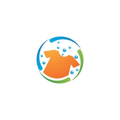 Laundry logo vector