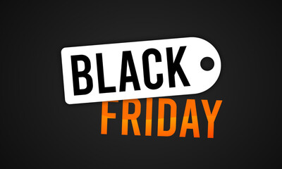 Fototapeta premium black friday vector, november sales promotion for online store