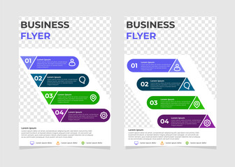 simple modern business flyer template