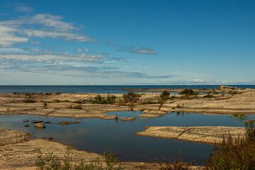The rocky beauty of Northern Georgian Bay Ontariuo.  Shot in September