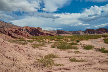 Vista de ruta 68 valles calchaquies salta argentina