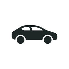 Fototapeta premium Car monochrome icon set. Simple solid style. Pictogram, silhouette, automotive, black, shape, flat sign, symbol, vehicle concept. Vector illustration isolated on white background EPS 10