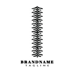 line borders logo icon design template black isolated vector illustration