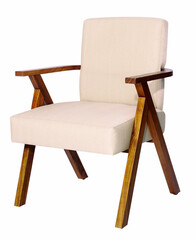 wooden armchair