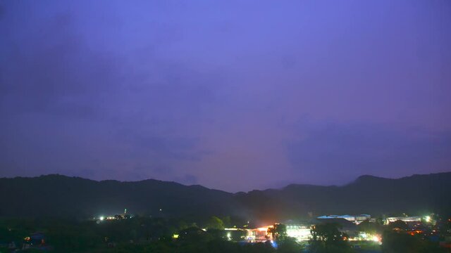 evening timelaps of shady rainy cloudes mira road mumbai india