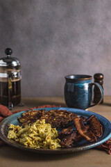 Scrambled Eggs Breakfast