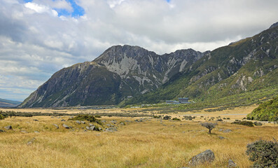 Obraz premium Aoraki Mt Cook village - New Zealand
