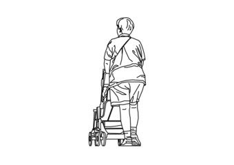 silhouette of a person