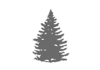 christmas tree vector