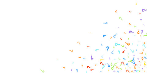 Question marks Quiz doubt survey faq public poll.