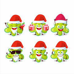 Santa Claus emoticons with nyctacovirus cartoon character
