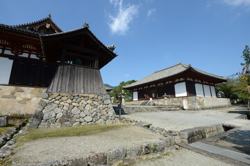 Fototapeta premium 当麻寺 金堂と講堂 奈良県葛城市