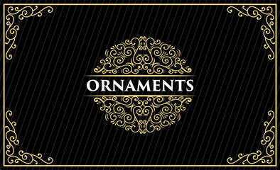 Vintage ornamental vector with floral ornament Suitable for whiskey, liquor, beer, brewery, wine, barber shop, coffee shop, tattoo studio, salon, boutique, hotel, shop signage engraving illustration