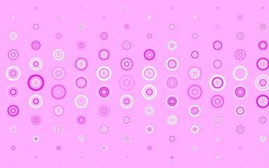 Light Pink vector background with spots.