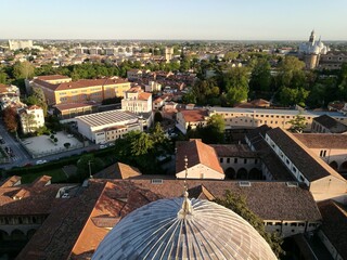 Basilica of Saint Anthony of Padua (Basilica di Sant'Antonio di Padova):  top view of the dome and...