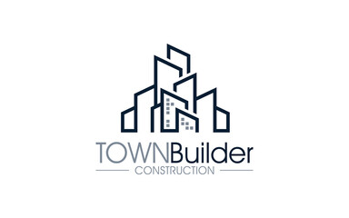 Fototapeta premium Illustration vector graphic of construction and building concept logo design template-05