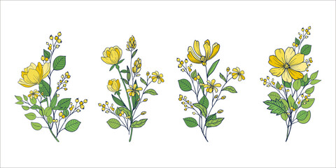 花のベクターイラスト 花の装飾的なデザイン素材 線画 Benediction Wall Mural Benedicti Niko 花のベクターイラスト 花の装飾的なデザイン素材 線画 Benediction Wall Mural Benedicti Niko