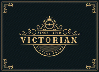 Vintage ornamental vector with floral ornament Suitable for whiskey, liquor, beer, brewery, wine, barber shop, coffee shop, tattoo studio, salon, boutique, hotel, shop signage engraving illustration