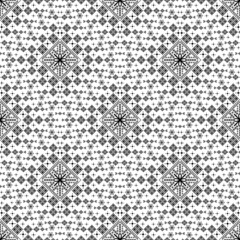 simple abstract seamless floral pattern geometric pattern set vector illustration