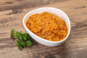 Caucasian cuisine - Mangal salad with vegetables