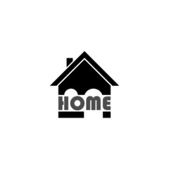 Word Home icon isolated on white background