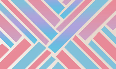 several different colored squares stacked at an angle in a gray box