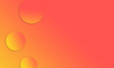 three circles in an orange gradient color box