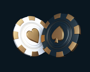 casino cards poker balckjack baccarat 3d render 3d rendering illustration	
 - obrazy, fototapety, plakaty