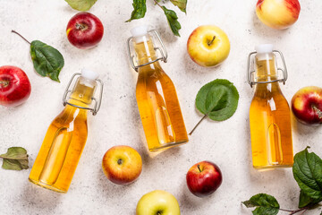 Bottle of apple vinegar