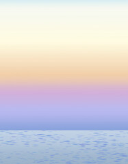 Fototapeta premium 背景素材 早朝の海 風景 