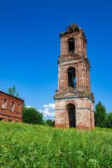 an old abandoned bell tower