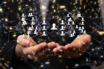 team hierarchy connection group digital