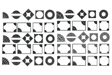 Mandala Ornament Border