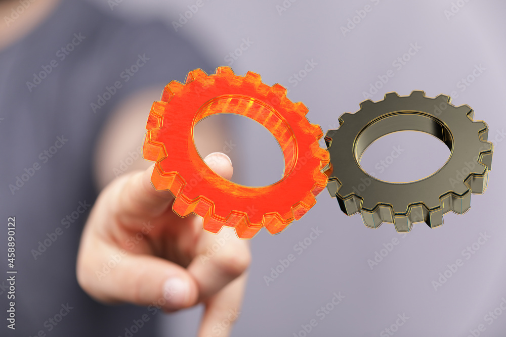 Poster cogs and gear wheel mechanisms..