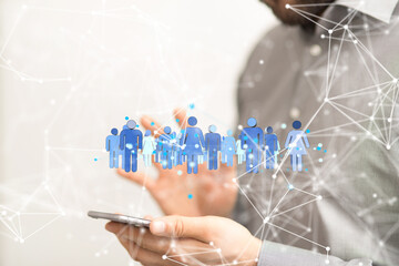 organization chart team concept networking