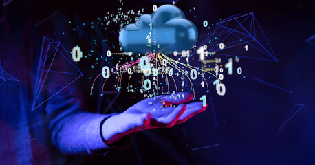 Big data cloud digital 3d