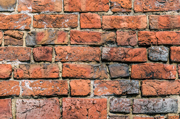 Obraz premium brick; wall; vintage; style; rustic; erosion; construction; architecture; design; texture; background; retro; house; castle; matter; pattern; building; object; image; picture; project; construction; s