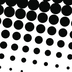Black halftone background. Black polka dot. Halftone pattern. Modern Halftone Background, backdrop, texture, pattern. Vector illustration. Halftone Backdrop.