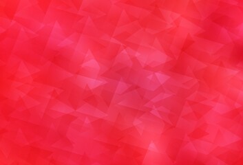 Light Red vector pattern in square style.