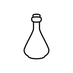 Bottle icon vector illustration sign. perfume. potion symbol or logo.