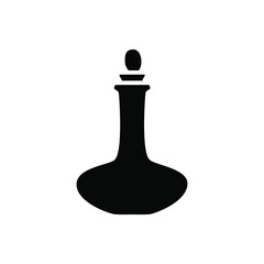 Bottle icon vector illustration sign. perfume. potion symbol or logo.