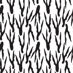 Seamless pattern with branch.  Floral print.