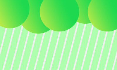multiple green circles overlapping on top of multiple slashes