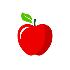 red Apple  logo icon illustration