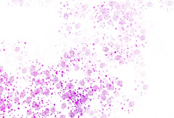 Dark Pink vector background with abstract shapes.