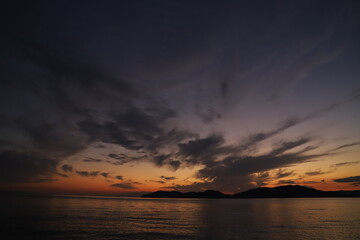 SDGs　瀬戸内海の夕陽