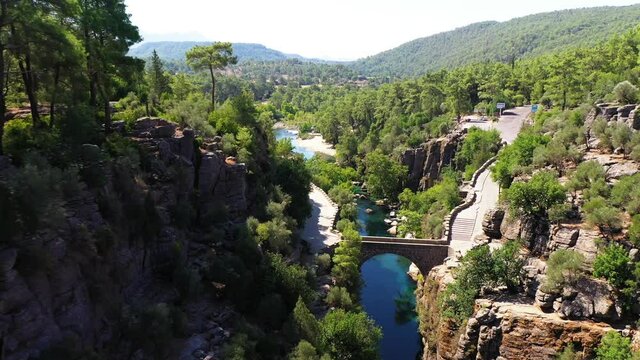 K&ouml;pr&uuml;l&uuml; Canyon is a canyon and a National Park in the Province of Antalya, Turkey. Covering an area of 366 km&sup2;.